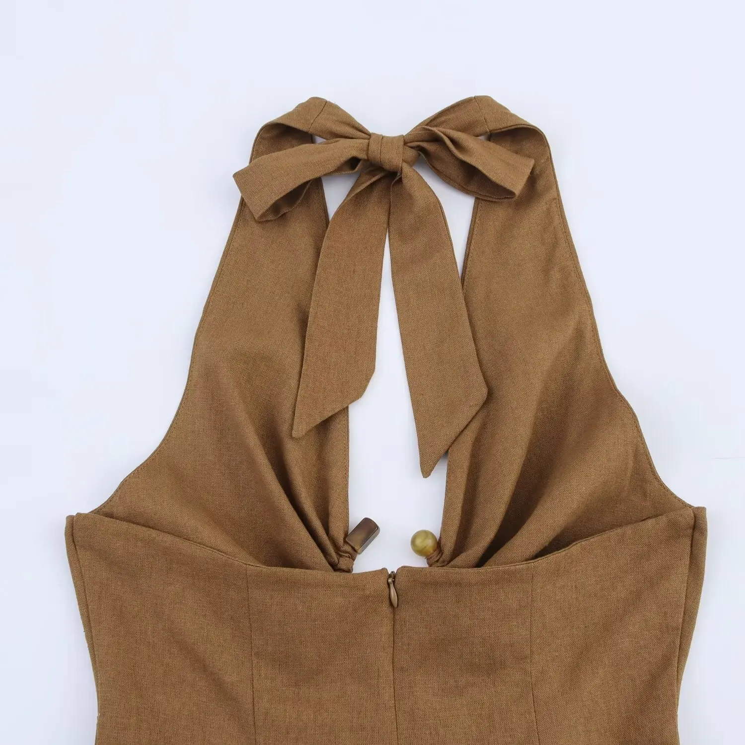 Ellie | Vestidos largos ajustados con espalda descubierta y cremallera