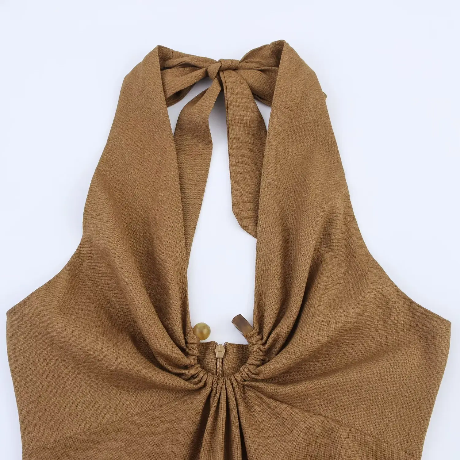 Ellie | Vestidos largos ajustados con espalda descubierta y cremallera
