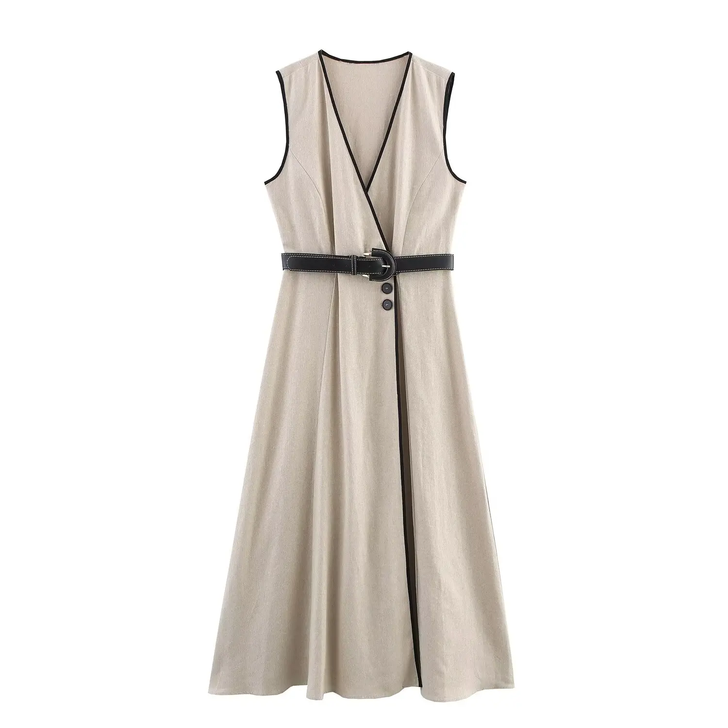 Lily | Vestido de verano de una sola botonadura para mujer