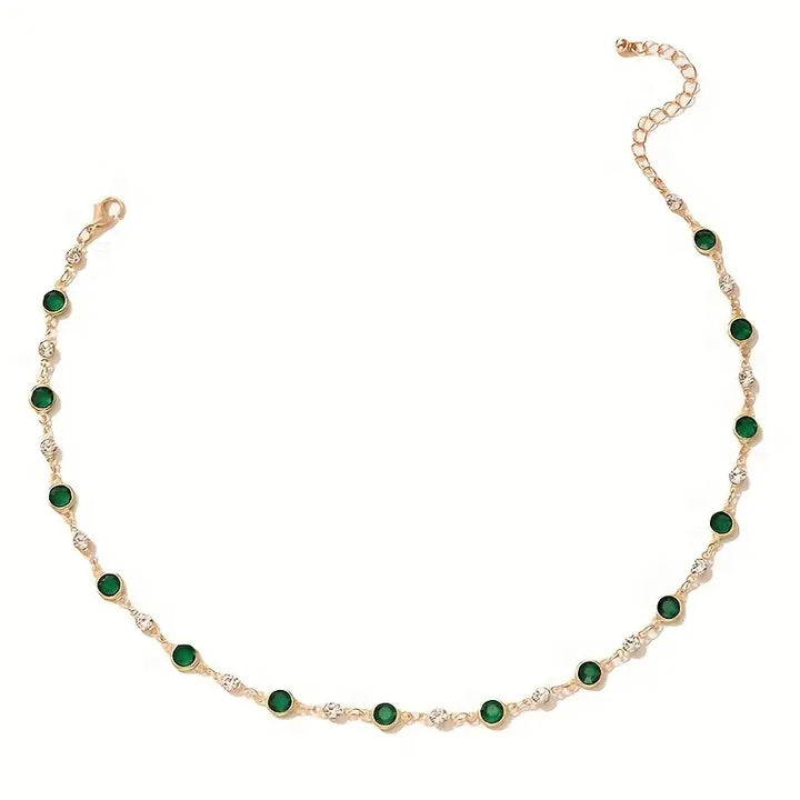 Lavinia | Women's Mayfair Emerald Chain Necklace
