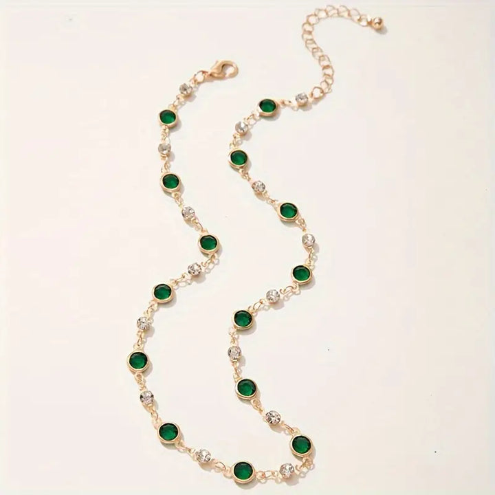 Lavinia | Women's Mayfair Emerald Chain Necklace