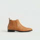 Chelsea ankle boots with elastic side panels and low heels