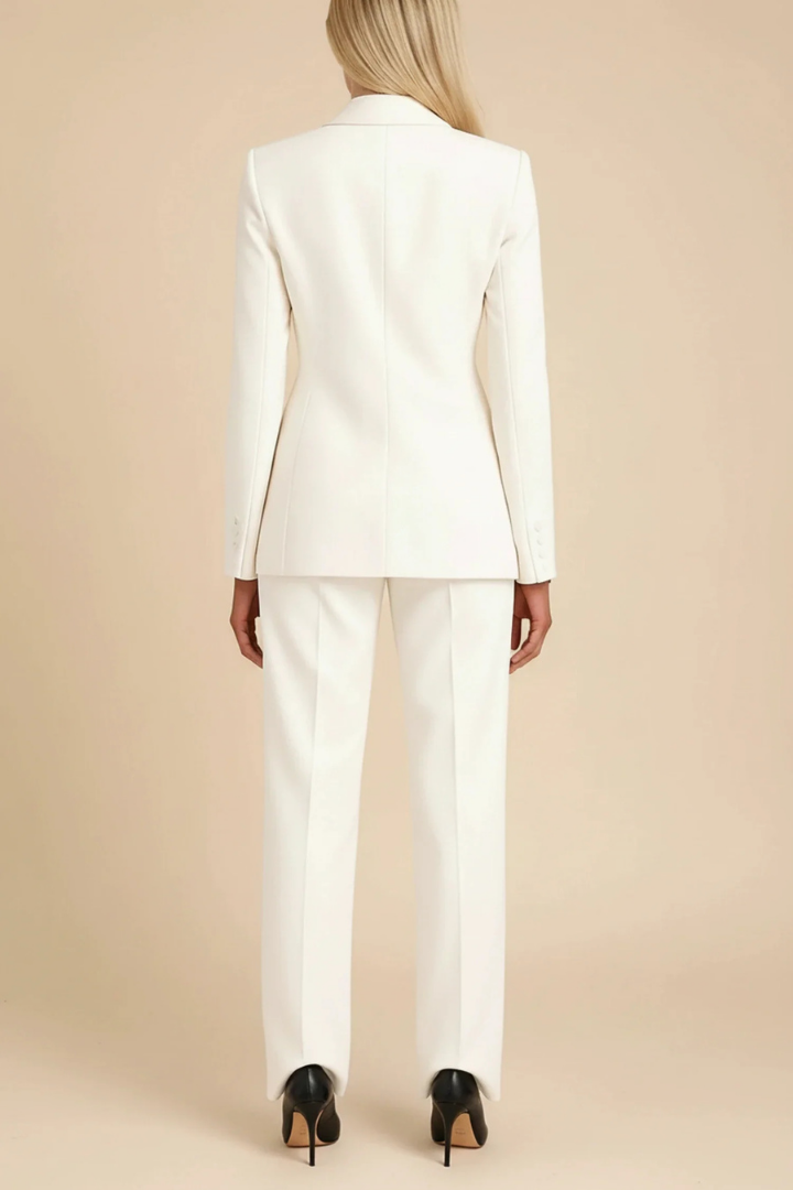 Xanthe | Women's Tailored Blazer & Straight Leg Pants Set
