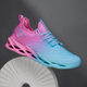 Women's multicolor lace-up sneakers with textured uppers and sculpted cut-out soles