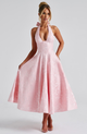 Josephine | Women's Wedding Guest Dresses With Halter Neckline And Full Skirt