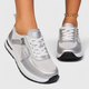 Susanna | Women's Metallic Glitter Side Zip -Up Sneakers