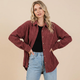 Velvet overshirt