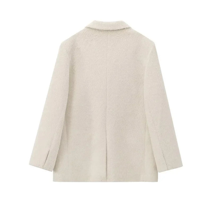 Isadora | Women's Blazer Jacket Notched Lapel Two Button Flap Pocket Smart Casual
