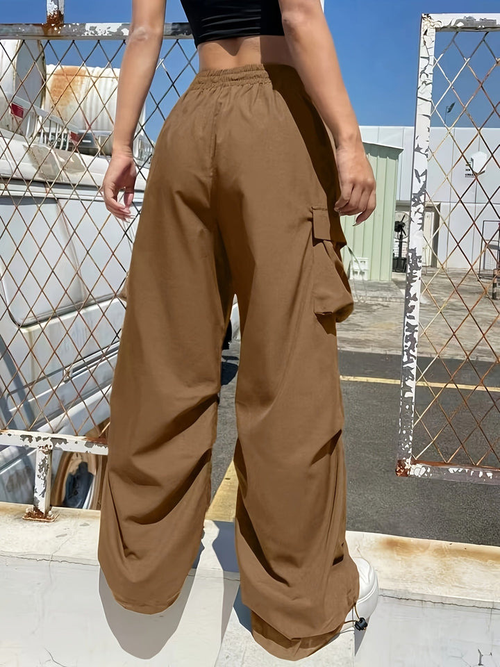 Griselda | Women’s Loose Fit Cargo Parachute Pants